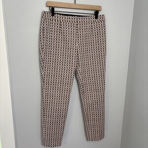 Tory Burch Women's Size 4 Multi Colored Jacquard‎ Ankle Pants